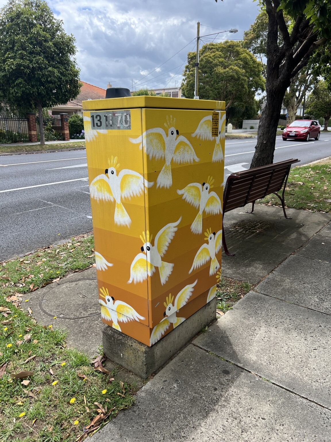 The Streets of Melbourne "A cute traffic signal box (traffic and