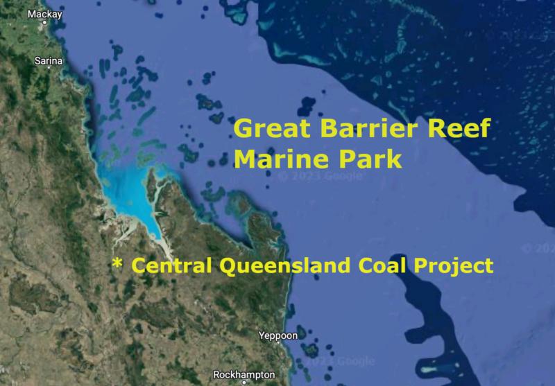 Central Queensland Coal Project near Great Barrier Marine Park