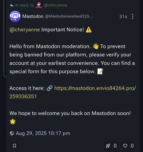 fake verification demand
