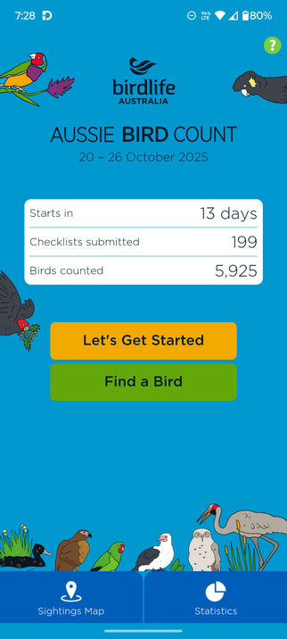 Aussie Bird Count app