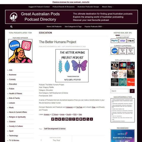 The Better Humans Project