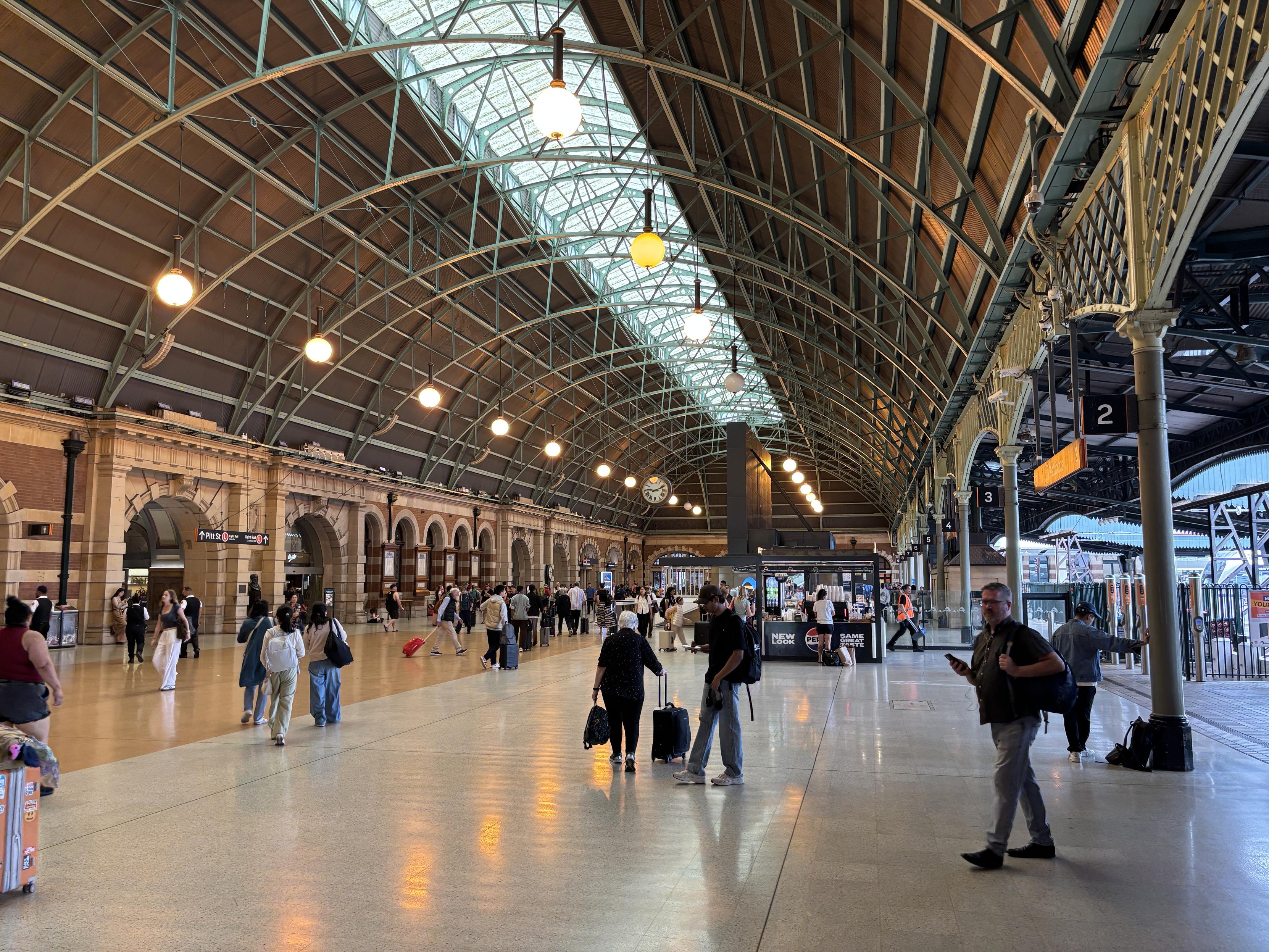 Concourse at Sydney Central station.