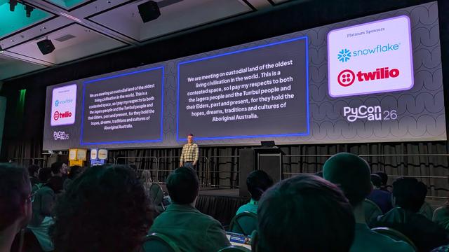 Jack Skinner opens Pycon AU 2026