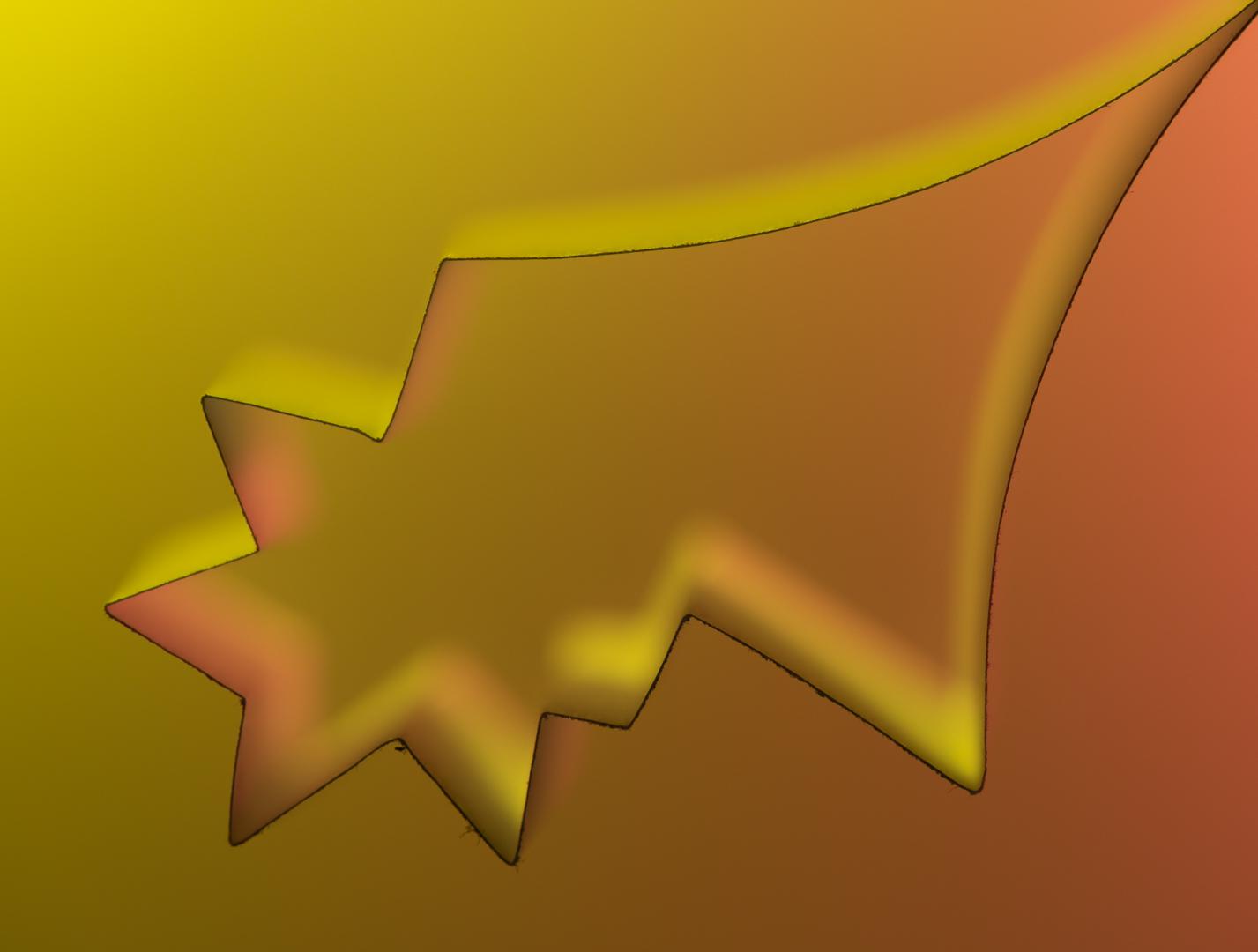 abstract pattern formed by a strip of paper